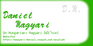 daniel magyari business card